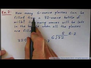 Real life examples of Division