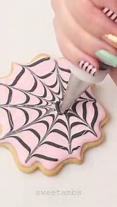 356K views · 779 reactions | I used the supplies from my Spider Cookie Decorating Kit to make these pastel spider cookies ️ The Spider Cookie Kit is this month's featured box for my Baker's Club subscribers. Sign up here to get a different cookie kit every month! https://globalbelly.com/collections/sweetambs/products/sweetambs-bakers-club | SweetAmbs | Facebook