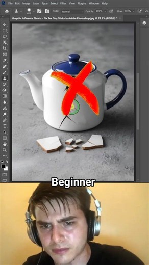 How to Broken Fix Tea Kettle For Image in Adobe Photoshop Tutorial #rggraphic | RG Graphic