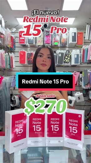 Te presento al nuevo Redmi Note 15 Pro #celular #tecnologia #xiaomi #redmi #ecuador🇪🇨