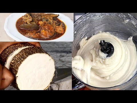 Pounded Yam With A Processor ! Nigerian Food.