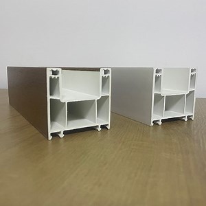 [Hot Item] Co-Extrusion UPVC Plastic Profiles for Sliding Windows and Doors