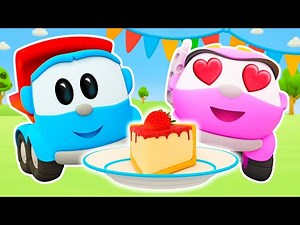 Making cheesecake and singing songs about food with Leo the Truck