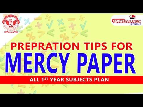 RGPV Mercy Paper Preparation Tips