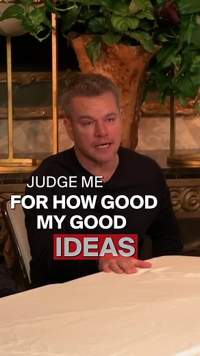 “Judge me for how good my good ideas are, not how bad my bad ideas are.” - Matt Damon on brainstorming and collaboration 💡 . . #ideageneration #inspiration #motivation #business #entrepreneur #entrepreneurlife #ownership #creative #inspiration #creativity #motivationalquotes #inspirationalquotes #trending #art #lifestyle