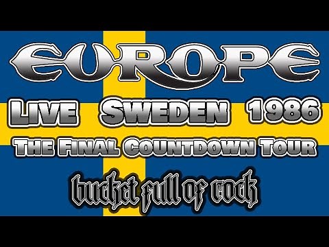 EUROPE | The Final Countdown Tour | Sweden | 1986 | Live | Full Show | Multi Camera DVD