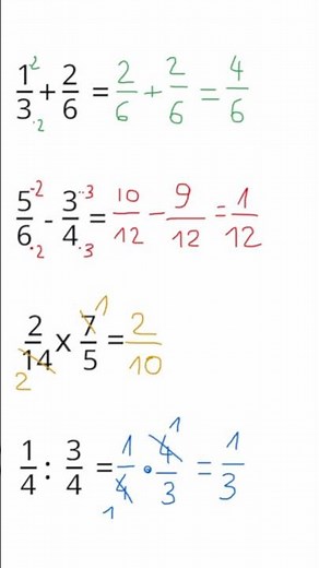 Ulamki zwykle w 60 sekund! #korepetycje #maths #matematyka #naukamatematyki #ułamki #ulamkizwykle