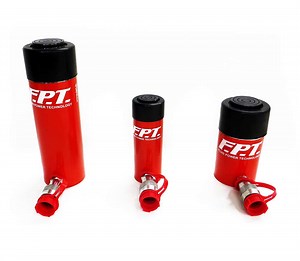 Single acting cylinders with spring return