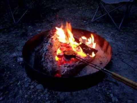 Campfire Pies using Cast Iron Pie Maker.