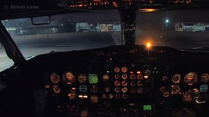 Cockpit video - Boeing 737-200 night departure Mexico City Airport. | Aviation Gallery