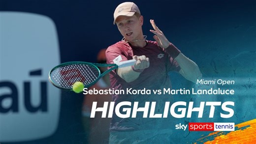 Sebastian Korda vs Martin Landaluce | Miami Open highlights