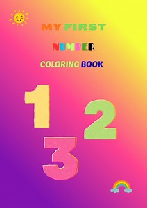 My First Number Coloring Book for Kids Ages 3-6 (printable PDF) - Etsy