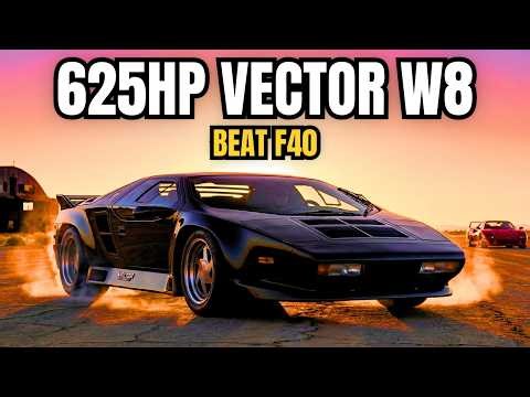 $450K Vector W8 Twin Turbo Had MORE HP Than F40 — Then ARMED GUARDS?!