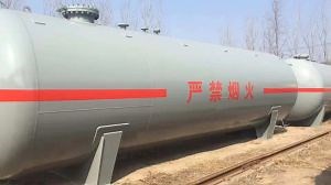 [Hot Item] 100 Ton/ 200 Cbm Horizontal with Saddle Propane LPG Storage Tanks