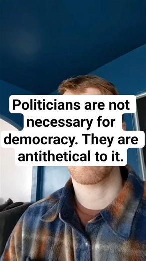 #politicians are not necessary for #democracy . We can use #sortition instead.