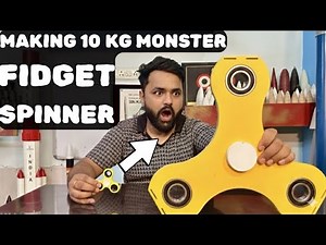 Making Biggest Fidget Spinner, 10 KG Metallic Spinner @sdnxglobal5107