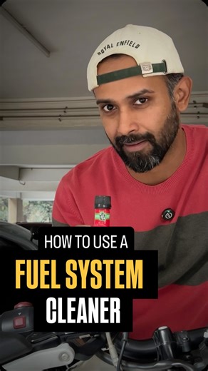 Srinivas Ganesh on Instagram: "Cleaner fuel system, smoother idle, better response over time. Small bottle, big difference over time. Save this for your next refill. #srinivasganesh (Fuel system cleaner, fuel injectors)"
