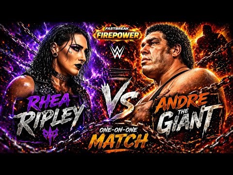 WWE 2K25 | Rhea Ripley VS. Andre the Gaint | MATCH #163 #shortslive #shortsfeed #shorts
