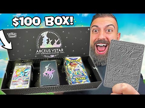 I Opened Pokemon's Exclusive $100 Premium Arceus Box!