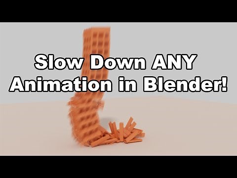 Learn Blender Fast: Slow Down ANY Animation in Under 60 Seconds