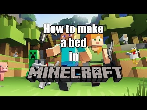Minecraft: How to Make a bed (With and Without Sheep)