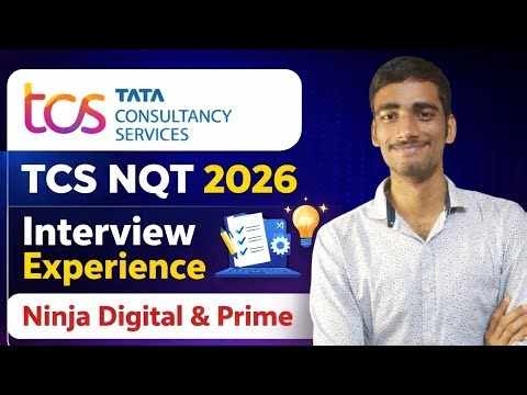TCS Latest Interview Experience 2026 | Ninja, Digital & Prime | Important Tips to Crack Interview