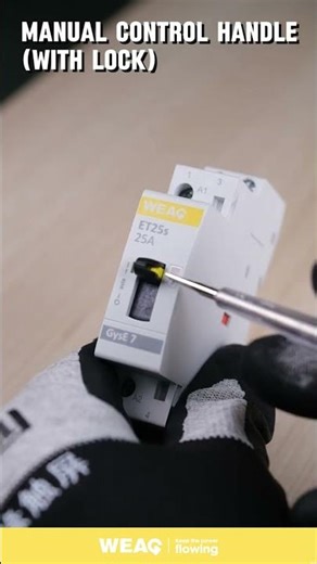 3 Modes of Manual Contactor – Close-Up Tutorial.