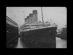 RMS Olympic Footage - Promotional Tour (January, 1921)