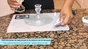 147K views · 4.4K reactions | SNIPPET Throwback DIY centerpiece￼ : DIY Dollar tree crystal chandelier wedding centerpiece￼  For Detail instructions to remake it, WATCH full video on YouTube https://youtu.be/U3Hzp9E--xc | Elegant Creators | Facebook