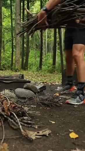 The creation of a s’more! #asmr #smores #camping #tourist #fire #marshmallow #travel #island | Kara and Nate