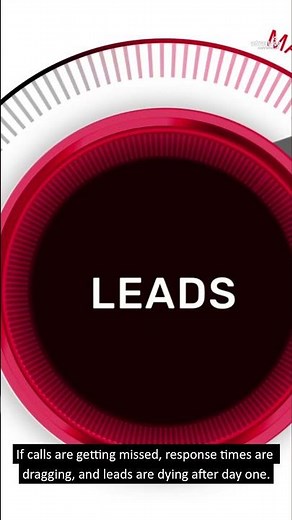 Leads are not the problem. Follow up is.