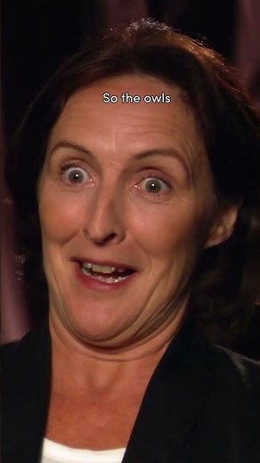 Fiona Shaw and her mousey apron #BehindTheScenes #HarryPotter