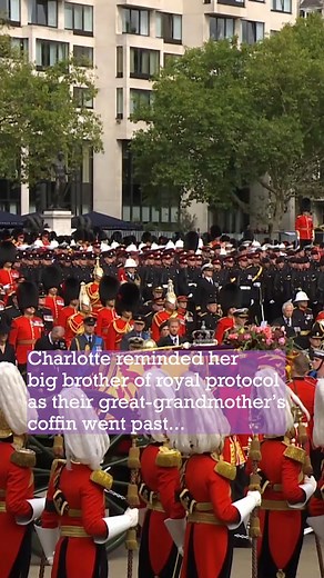 🥰🥰 #QueensFuneral #PrinceGeorge #PrincessCharlotte #RoyalFamily #QueenElizabethII #Queen | The Royal Family Channel