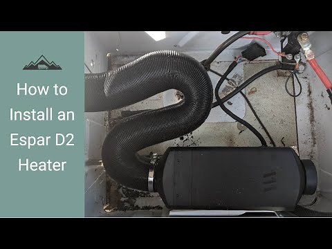 How to Install an Espar D2 Diesel Heater in a T1N Sprinter Van // DIY T1N Sprinter Van Build
