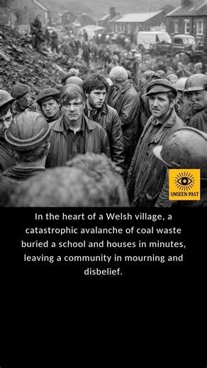 On October 21, 1966, the small village of Aberfan in South Wales faced a disaster of unimaginable proportions. After days of heavy rain, a colossal spoil tip, made up of accumulated mining debris on the hills above the village, suddenly became unstable. Within moments, over 150,000 cubic meters of liquefied slurry cascaded down the hillside with terrifying speed and force. The avalanche engulfed Pantglas Junior School and several nearby houses just as the school day was beginning. What makes thi