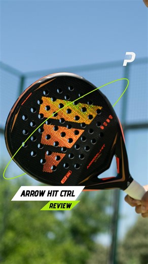 PadelwithMax on Instagram: "Racket review: 2026 Adidas Arrow Hit Control 🔥 This is a medium feel, hybrid shaped racket made for intermediate to advanced players who love to play with an all round game If you possess both power and precision, you want to smash the ball and hit drop volleys then this is your racket! Specifications: Level: Intermediate - Advanced Type of game: All round Shape: Round/Hybrid Material: ASC Carbon Weight: 345-365g Balance: Low Core: Low density EVA rubber Racket Face: