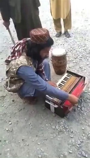 Muslims destroy musical instruments because Allah does not like music.
