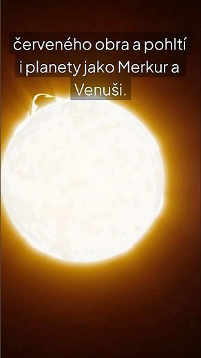 Kdy slunce vyhasne? #zajímavosti