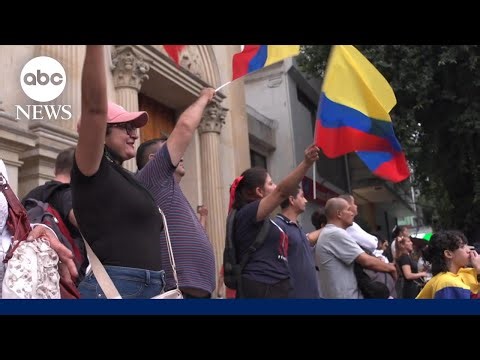 Protests erupt across Colombia, in support of Venezuela against US actions