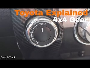 How to Use the Toyota Tundra & Tacoma 4x4 Gear System