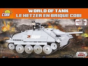 le char hetzer en brique cobi world of tank