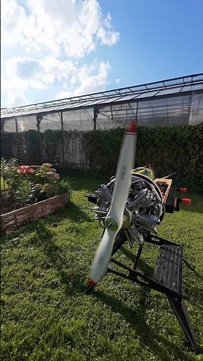 Evolution 160cc Radial 🔥 RCEXL Ignition First Start! #RCPlane #RadialEngine #RCEXL #EngineStart