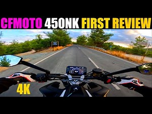CFMOTO 450NK Review EXHAUST SOUND Acceleration 2024 ENGLISH
