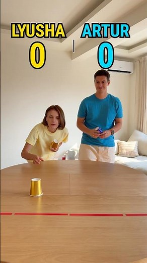 🔥CUP WARS, SCORE OR GET KNOCKED OUT🥤 #shorts