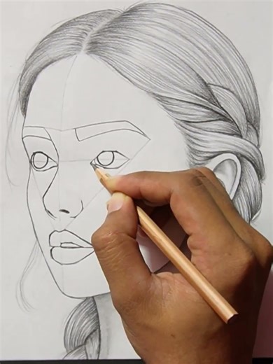 how to draw a face