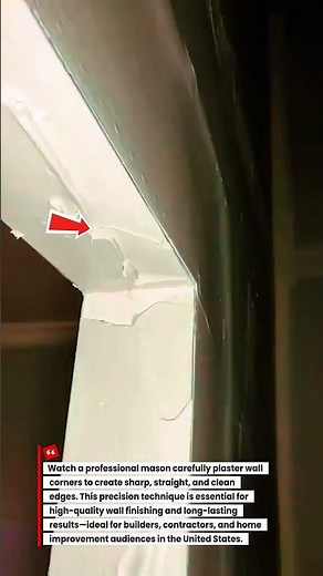 Perfect Wall Corner Plastering | Clean & Precise Pro Technique