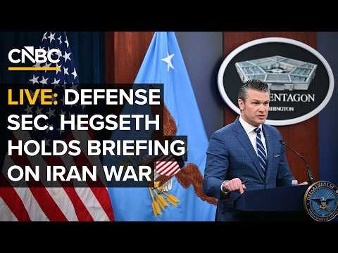Defense Sec. Hegseth and Joint Chiefs of Staff Chair Caine hold briefing on Iran war — 4/16/26