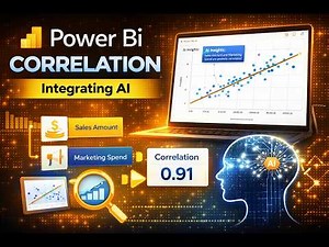 Power BI Correlation | Integrating AI