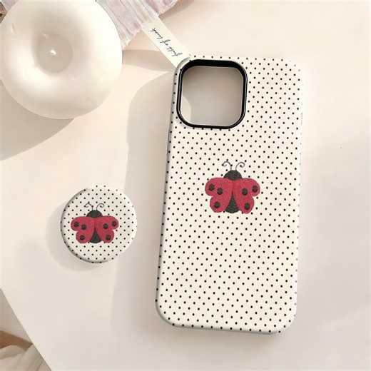 Ladybug Phone Case, Cute Insect Shape,quirky Design,compatible With iPhone 17 16 15 14 13 12 Plus Pro Max,samsung S25 S24 S23 S22 Plus Ultra - Etsy