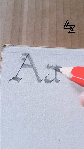 HOW TO WRITE Gothic Calligraphy✍️ #shorts